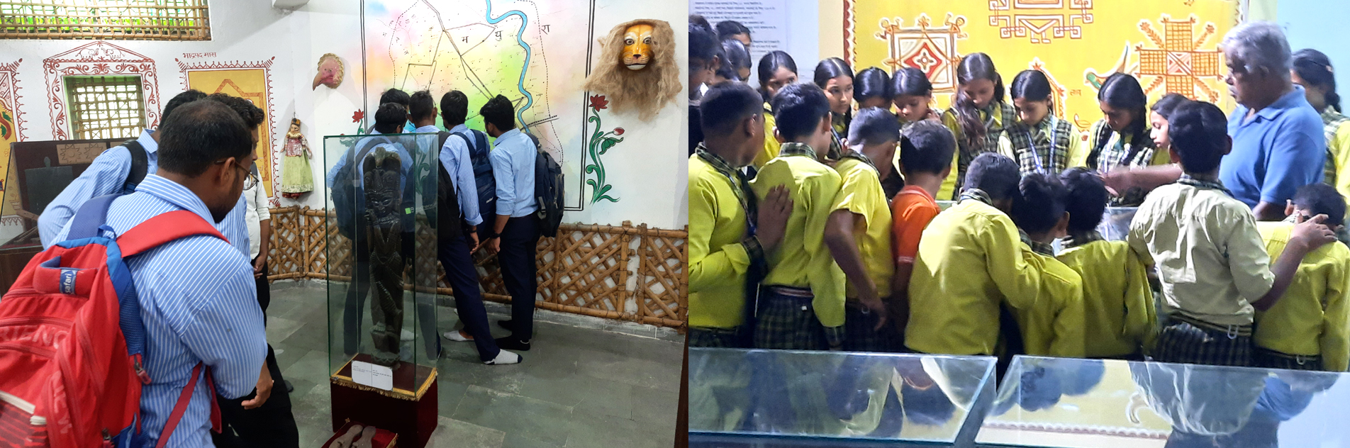 Sunset over mountains with vibrant orange and purple sky